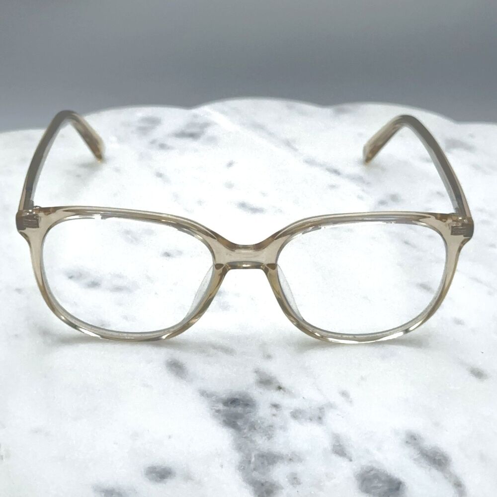 Warby Parker LAUREL 664 Peach/ Tea Rose Fade Clear Eyeglasses Frames 52-17-140